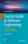 Concise Guide to Software Engineering : From Fundamentals to Application Methods - eBook