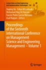 Proceedings of the Sixteenth International Conference on Management Science and Engineering Management - Volume 1 - Book