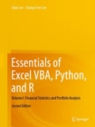 Essentials of Excel VBA, Python, and R : Volume I: Financial Statistics and Portfolio Analysis - Book