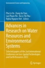 Advances in Research on Water Resources and Environmental Systems : Selected papers of the 2nd International Conference on Geo-Spatial Technologies and Earth Resources 2022 - eBook