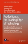 Production at the Leading Edge of Technology : Proceedings of the 12th Congress of the German Academic Association for Production Technology (WGP), University of Stuttgart, October 2022 - Book