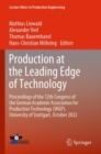 Production at the Leading Edge of Technology : Proceedings of the 12th Congress of the German Academic Association for Production Technology (WGP), University of Stuttgart, October 2022 - Book