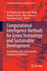 Computational Intelligence Methods for Green Technology and Sustainable Development : Proceedings of the International Conference GTSD2022 - Book