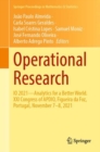 Operational Research : IO 2021-Analytics for a  Better World. XXI Congress of APDIO, Figueira da Foz, Portugal, November 7-8, 2021 - Book