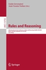 Rules and Reasoning : 6th International Joint Conference on Rules and Reasoning, RuleML+RR 2022, Berlin, Germany, September 26-28, 2022, Proceedings - Book