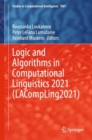 Logic and Algorithms in Computational Linguistics 2021 (LACompLing2021) - Book