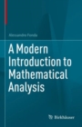 A Modern Introduction to Mathematical Analysis - eBook