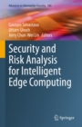 Security and Risk Analysis for Intelligent Edge Computing - eBook