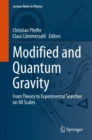 Modified and Quantum Gravity : From Theory to Experimental Searches on All Scales - eBook
