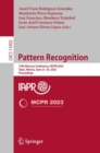 Pattern Recognition : 15th Mexican Conference, MCPR 2023, Tepic, Mexico, June 21-24, 2023, Proceedings - eBook