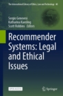 Recommender Systems: Legal and Ethical Issues - Book