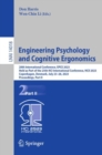Engineering Psychology and Cognitive Ergonomics : 20th International Conference, EPCE 2023, Held as Part of the 25th HCI International Conference, HCII 2023, Copenhagen, Denmark, July 23-28, 2023, Pro - eBook
