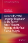 Instructed Second Language Pragmatics for The Speech Acts of Request, Apology, and Refusal: A Meta-Analysis - eBook