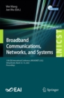 Broadband Communications, Networks, and Systems : 13th EAI International Conference, BROADNETS 2022, Virtual Event, March 12-13, 2023 Proceedings - eBook