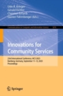 Innovations for Community Services : 23rd International Conference, I4CS 2023, Bamberg, Germany, September 11-13, 2023, Proceedings - eBook