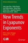 New Trends in Lyapunov Exponents : NTLE, Lisbon, Portugal, February 7–11, 2022 - Book