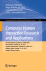 Computer-Human Interaction Research and Applications : 5th International Conference, CHIRA 2021, Virtual Event, October 28-29, 2021, and 6th International Conference, CHIRA 2022, Valletta, Malta, Octo - eBook