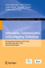 Information, Communication and Computing Technology : 8th International Conference, ICICCT 2023, New Delhi, India, May 27, 2023, Revised Selected Papers - Book