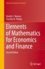Elements of Mathematics for Economics and Finance - eBook