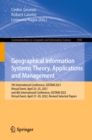 Geographical Information Systems Theory, Applications and Management : 7th International Conference, GISTAM 2021, Virtual Event, April 23-25, 2021, and 8th International Conference, GISTAM 2022, Virtu - eBook