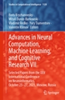 Advances in Neural Computation, Machine Learning, and Cognitive Research VII : Selected Papers from the XXV International Conference on Neuroinformatics, October 23-27, 2023, Moscow, Russia - eBook