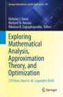 Exploring Mathematical Analysis, Approximation Theory, and Optimization : 270 Years Since A.-M. Legendre's Birth - eBook