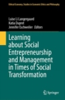 Learning about Social Entrepreneurship and Management in Times of Social Transformation - Book
