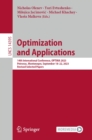Optimization and Applications : 14th International Conference, OPTIMA 2023, Petrovac, Montenegro, September 18-22, 2023, Revised Selected Papers - eBook