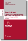 Search-Based Software Engineering : 15th International Symposium, SSBSE 2023, San Francisco, CA, USA, December 8, 2023, Proceedings - Book