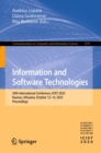 Information and Software Technologies : 29th International Conference, ICIST 2023, Kaunas, Lithuania, October 12-14, 2023, Proceedings - eBook