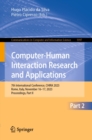 Computer-Human Interaction Research and Applications : 7th International Conference, CHIRA 2023, Rome, Italy, November 16-17, 2023, Proceedings, Part II - eBook