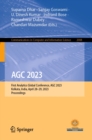 AGC 2023 : First Analytics Global Conference, AGC 2023, Kolkata, India, April 28-29, 2023, Proceedings - eBook