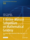 X Hotine-Marussi Symposium on Mathematical Geodesy : Proceedings of the Symposium in Milan, Italy, June 13-17, 2022 - Book