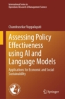 Assessing Policy Effectiveness using AI and Language Models : Applications for Economic and Social Sustainability - eBook