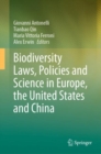 Biodiversity Laws, Policies and Science in Europe, the United States and China - Book