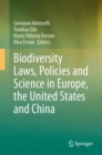 Biodiversity Laws, Policies and Science in Europe, the United States and China - eBook