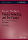 Validity, Reliability, and Significance : Empirical Methods for NLP and Data Science - Book