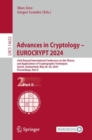 Advances in Cryptology - EUROCRYPT 2024 : 43rd Annual International Conference on the Theory and Applications of Cryptographic Techniques, Zurich, Switzerland, May 26-30, 2024, Proceedings, Part II - eBook