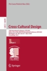 Cross-Cultural Design : 16th International Conference, CCD 2024, Held as Part of the 26th HCI International Conference, HCII 2024, Washington, DC, USA, June 29 - July 4, 2024, Proceedings, Part I - eBook