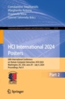 HCI International 2024 Posters : 26th International Conference on Human-Computer Interaction, HCII 2024, Washington, DC, USA, June 29 - July 4, 2024, Proceedings, Part II - eBook