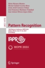 Pattern Recognition : 16th Mexican Conference, MCPR 2024, Xalapa, Mexico, June 19-22, 2024, Proceedings - eBook