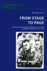 From Stage to Page : Critical Reception of Irish Plays in the London Theatre, 1925-1996 - Book