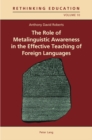 The Role of Metalinguistic Awareness in the Effective Teaching of Foreign Languages - Book
