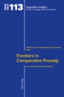 Frontiers in Comparative Prosody : In memoriam: Mikhail Gasparov - Book