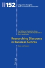 Researching Discourse in Business Genres : Cases and Corpora - Book