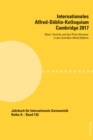 Internationales Alfred-Doeblin-Kolloquium Cambridge 2017 : Natur, Technik und das (Post-)Humane in den Schriften Alfred Doeblins - eBook