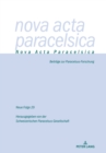 Nova Acta Paracelsica 29/2021 : Beitraege zur Paracelsus-Forschung - Book