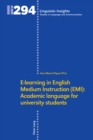 E-learning in English Medium Instruction (EMI): Academic language for university students - eBook