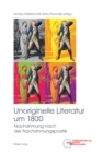 Unoriginelle Literatur um 1800 : Nachahmung nach der Nachahmungspoetik - Book