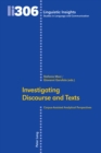Investigating Discourse and Texts : Corpus-Assisted Analytical Perspectives - Book